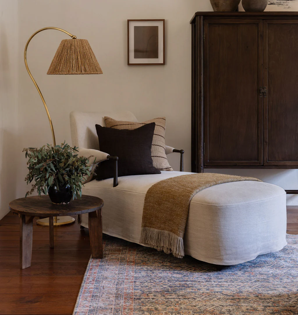 Nash Throw Blanket – Natural / Safran