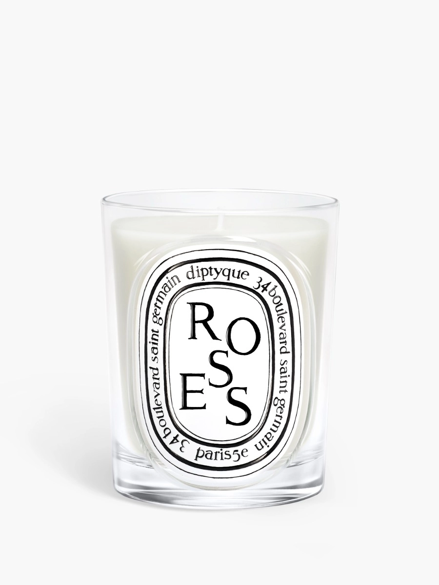 Diptyque Roses Classic Candle – 190g | 60-Hour Burn