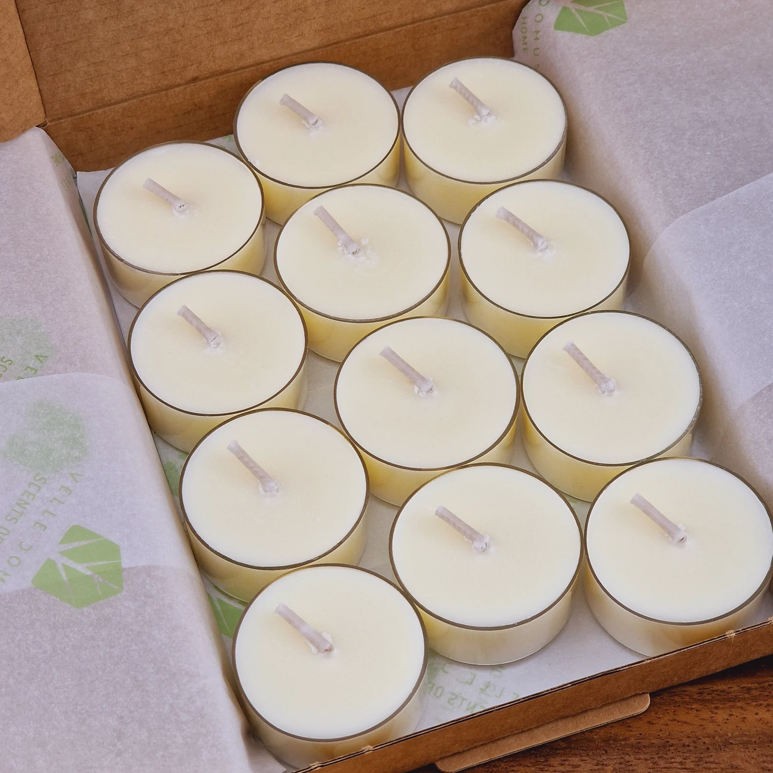 Soy Tea Light Candles Gift Set — Vegan & Natural Home Fragrance