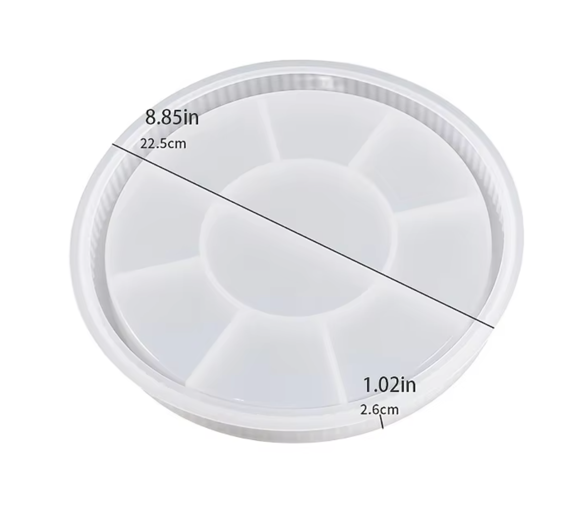 Ribbed Round Decorative Tray & Vase Set — Minimalist Home Styling