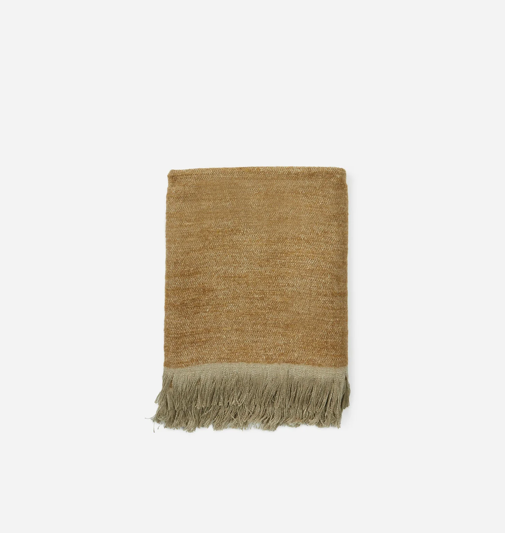 Nash Throw Blanket – Natural / Safran