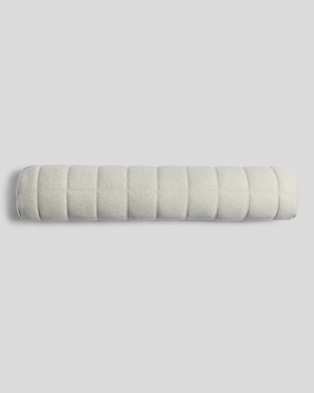 Linen TENCEL Jersey Bolster Pillow Cover – Heathered Oatmeal