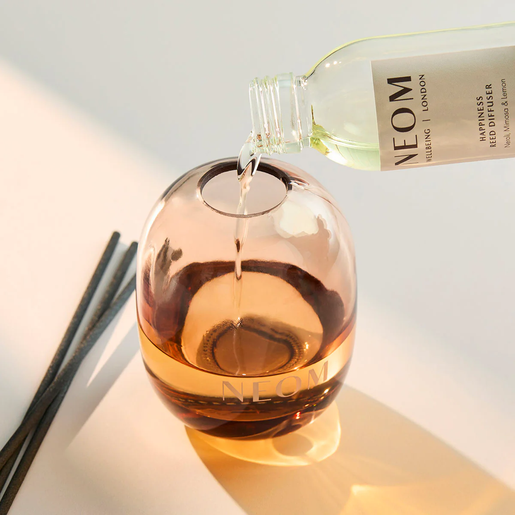 NEOM Happiness Reed Diffuser – Neroli, Mimosa & Lemon | 100ml