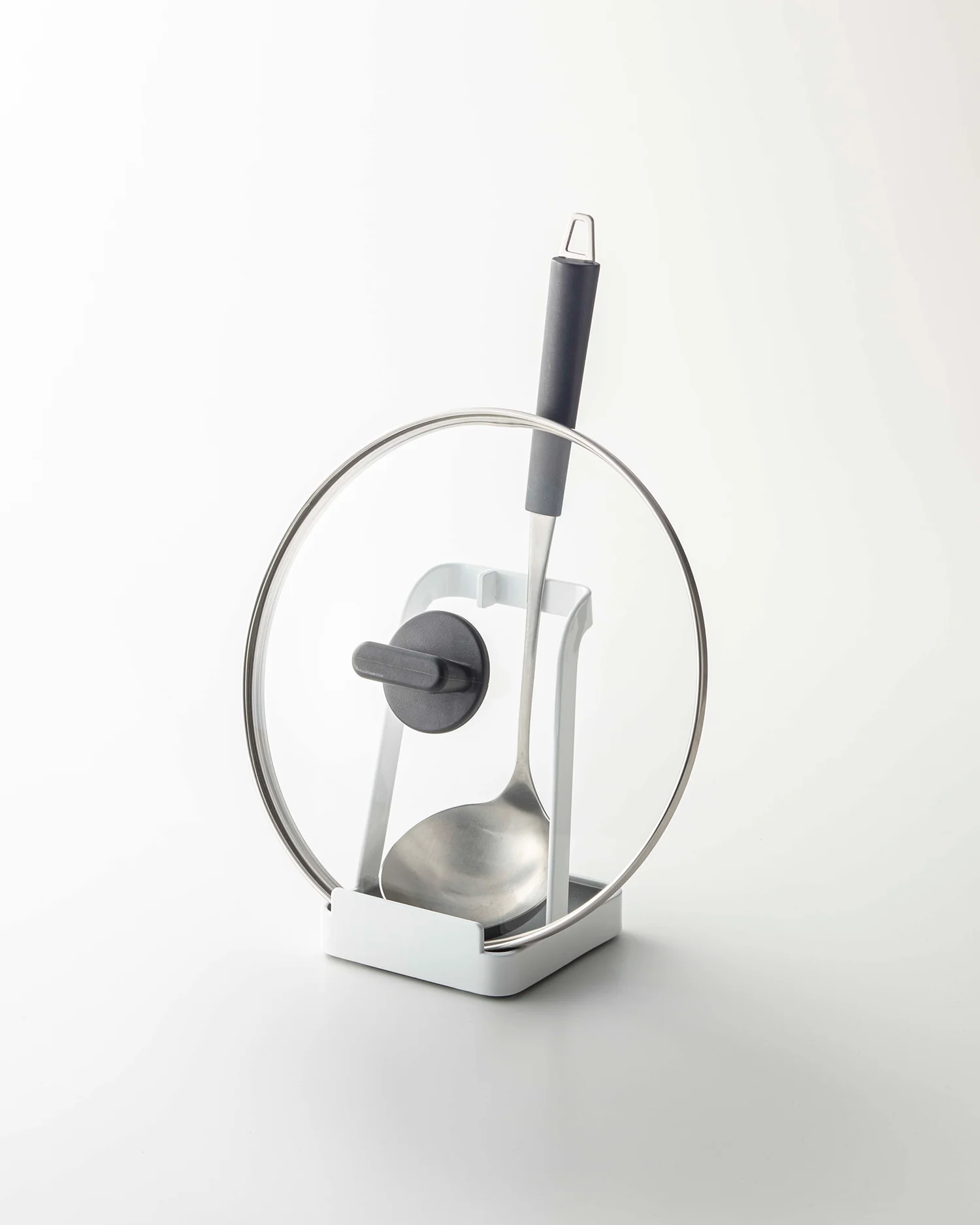 Spoon Rest & Lid Holder — Steel Kitchen Organiser