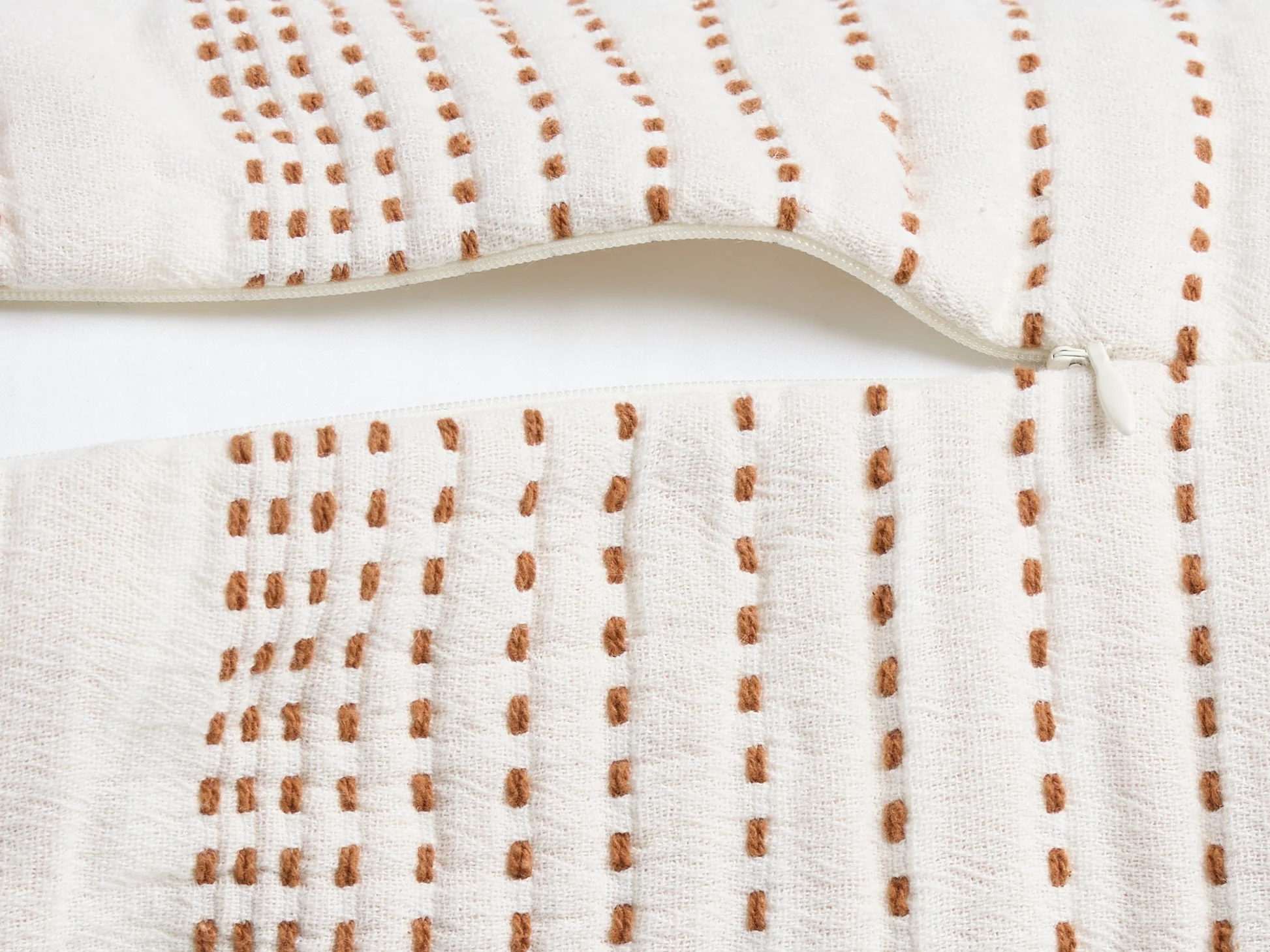 Hand Stitched Bolster Pillow Cover
