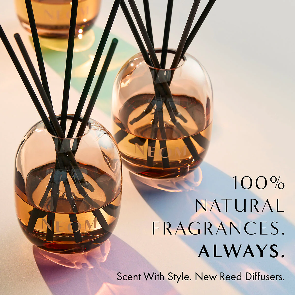 NEOM Happiness Reed Diffuser – Neroli, Mimosa & Lemon | 100ml
