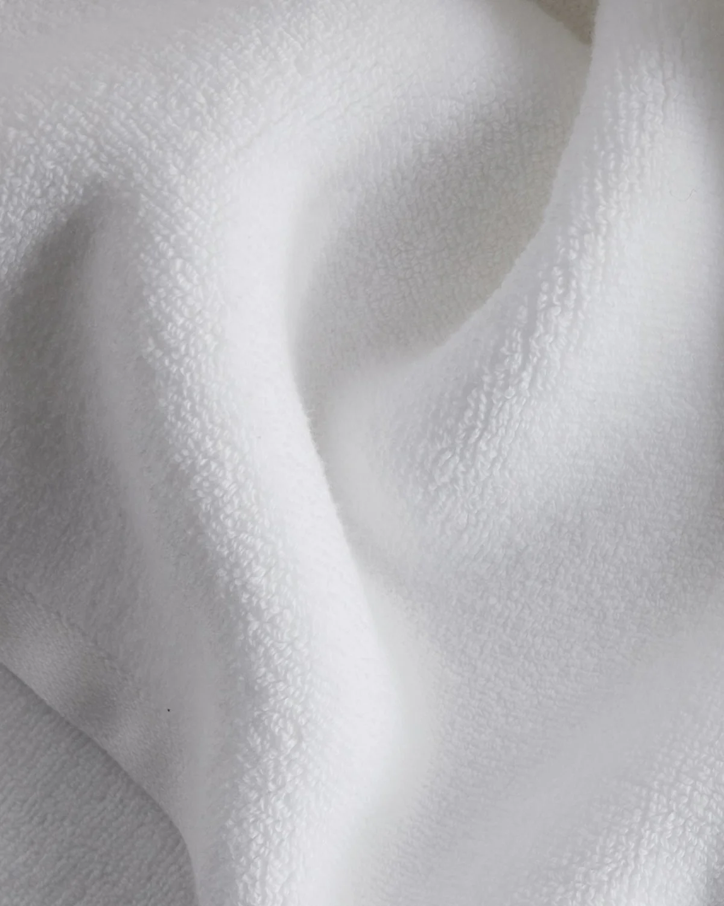 Organic Plush Turkish Cotton Towel – White